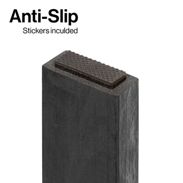 Saru 11.8" Traditional Classic Solid Acacia Wood Shower Shaving Foot Stool